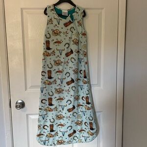 Posh peanut sleep sack mint green western 18-36M 1tog